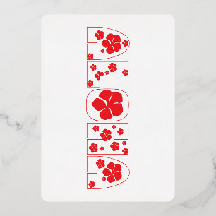 ALOHA FOLIE FEESTDAGENKAART