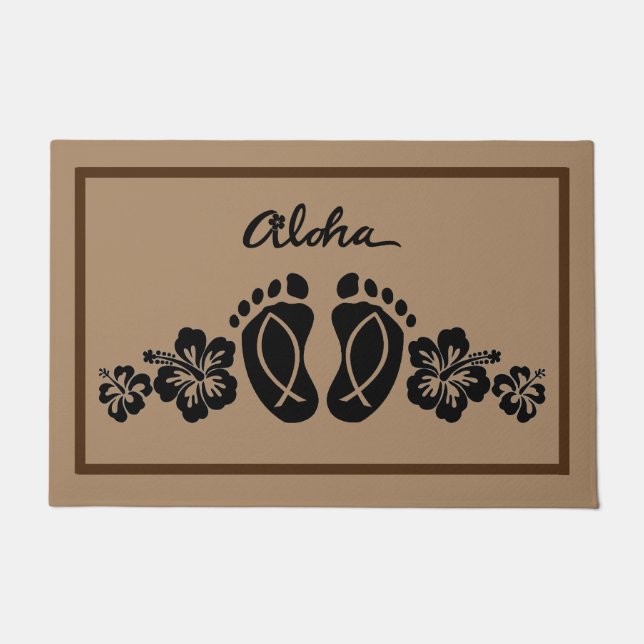 Aloha Footprint Vloermat Deurmat (Voorkant)