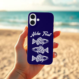 Aloha Forel-Blue Hawaiian iPhone 16 Plus Hoesje