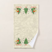 Aloha frontière blonde de fille de danse (Serviette à main)