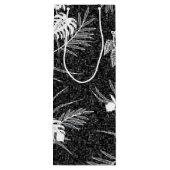  Aloha Gift Bag | Lau Barkcloth Black Wijn Cadeautas (Achterkant)
