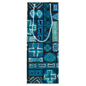  Aloha Gift Bag | Pua Blue Wijn Cadeautas (Achterkant)