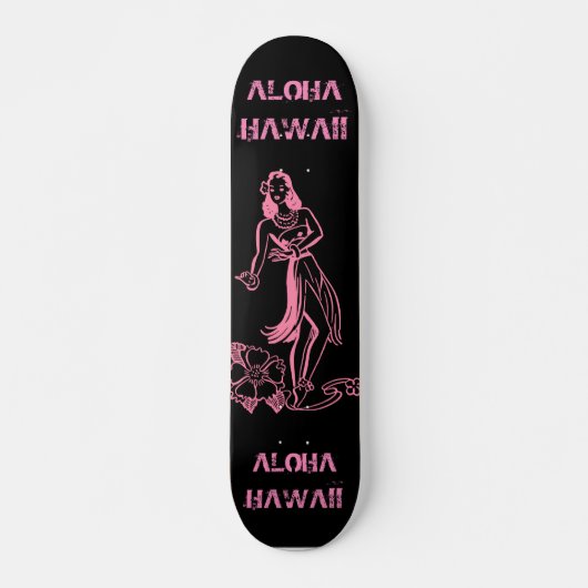 Aloha Girl Skateboard (Voorkant)