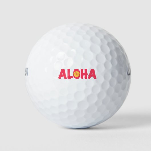 Aloha Golf Balls Golfballen (Voorkant)