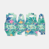 Aloha Greeting Favor Box Bedankdoosjes (Uitgevouwen)