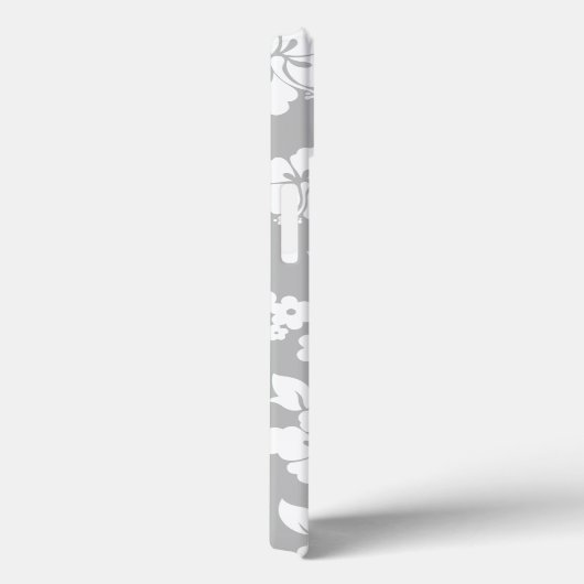 Aloha Grey Classic Hawaïaanse Hibiscus Print Case-Mate iPhone Case (Achterkant / Rechts)