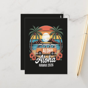 Aloha Hawaï 2026 Briefkaart