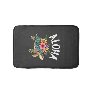 Aloha Hawaï Hawaïaans shirt Schildpad Hibiscus Kin Badmat