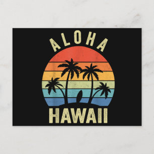Aloha Hawaï Hawaïaanse Eiland Shirt Palm Beach Sur Briefkaart