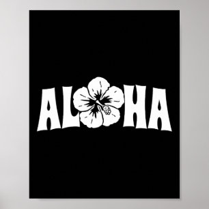 Aloha Hawaï Reis Zomer Vakantie Meisjes Vrouwen St Poster