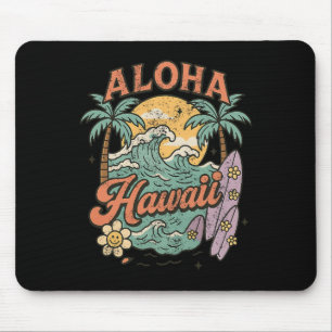 Aloha Hawaï Surfen Ontwerp Tropische Zomer Muismat
