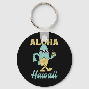 Aloha Hawaï Surfersboard Surfen Grappig Hawaiaans Sleutelhanger