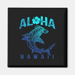 Aloha Hawaï Tril Haai Polynesische Hawaiaanse Stra Magneet
