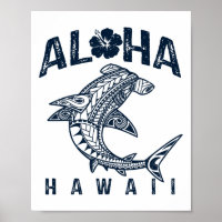 Aloha Hawaï Tril Haai Polynesische Hawaiaanse Stra
