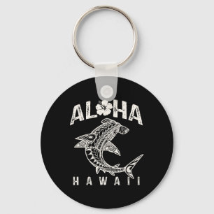 Aloha Hawaï Tril Haai Polynesische Hawaïaanse Stra Sleutelhanger