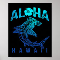 Aloha Hawaï Tril Shark Polynesische Hawaïaanse Str