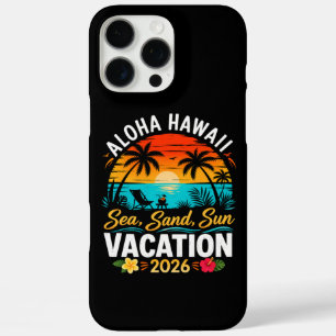 Aloha Hawaï Zee Zand Zon 2026 iPhone 16 Pro Max Hoesje