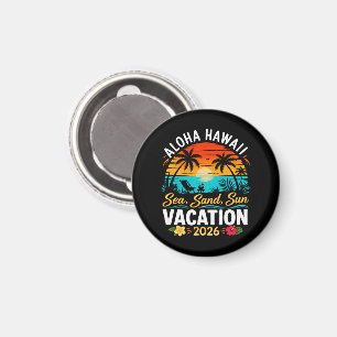 Aloha Hawaï Zee Zand Zon 2026 Magneet