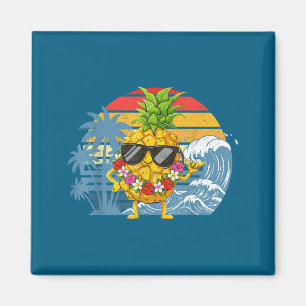Aloha Hawaïaanse Ananas Bord Hawaii Shaka Humor Magneet