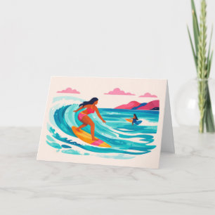 Aloha hawaii art surfeur intérieur vide