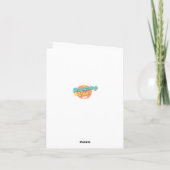 Aloha Hawaii Beach Oceanfront Carte de voeux pliée (Dos)