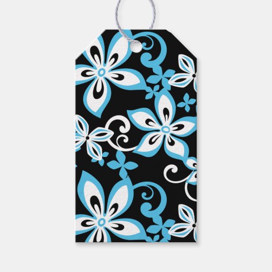 ALOHA HAWAII (BLACK/BLUE) GIFT-LABELS CADEAULABEL (Voorkant)