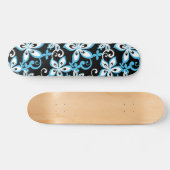 ALOHA HAWAII (BLACK/BLUE) SKATEBOARD (Horizontaal)