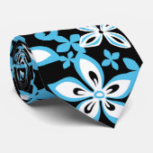 ALOHA HAWAII (BLACK/BLUE) STROPDAS (Opgerold)