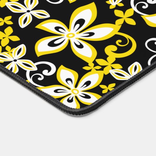 ALOHA HAWAII (BLACK/GEEL) BUREAUMAT (Hoek)
