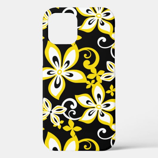 ALOHA HAWAII (BLACK/GEEL) Case-Mate iPhone CASE (Achterkant)