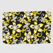 ALOHA HAWAII (BLACK/GEEL) GOLFHANDDOEK (Horizontaal)