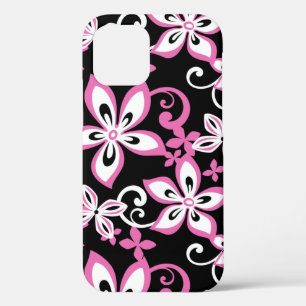 ALOHA HAWAII (BLACK/PINK) iPhone 12 HOESJE