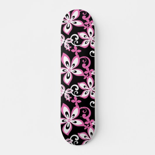 ALOHA HAWAII (BLACK/PINK) SKATEBOARD (Voorkant)