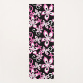 ALOHA HAWAII (BLACK/PINK) YOGAMAT (Voorkant)