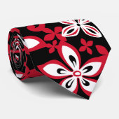 ALOHA HAWAII (BLACK/RED) STROPDAS (Opgerold)