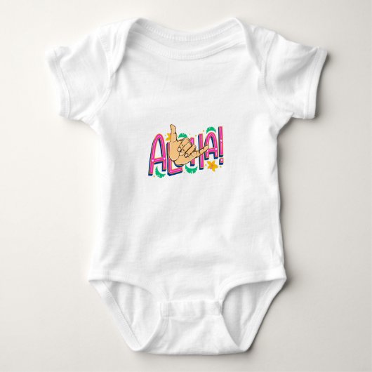Aloha Hawaii Bodysuit T-Shirt (Voorkant)