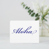 Aloha Hawaii Briefkaart (Staand voorkant)