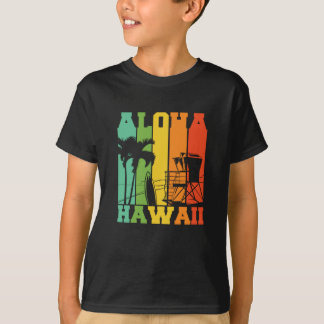 ALOHA HAWAII COLORFUL RETRO T-SHIRT