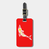 Aloha Hawaii Dolphin Bagagelabel (Voorkant verticaal)