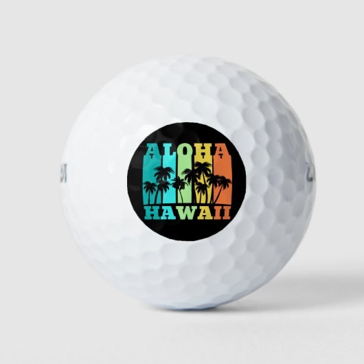Aloha Hawaii Golfballen (Voorkant)