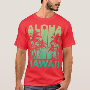 Aloha Hawaii Hawaïaanse Eiland TVintage jaren 80 T T-shirt