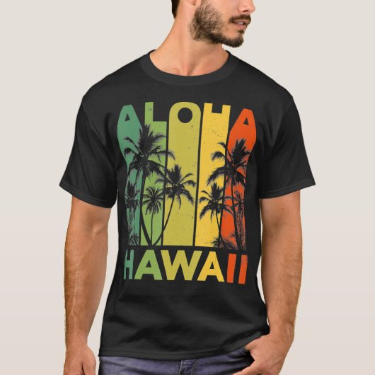 Aloha Hawaii Hawaii île Hawaii T-shirt Vintage (Devant)