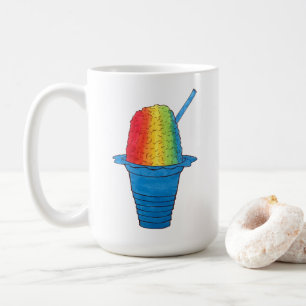 ALOHA Hawaii Hawaiian Rainbow Shave Shaved Ice Koffiemok