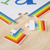 ALOHA Hawaii Hawaiian Rainbow Shave Shaved Ice Legpuzzel (Zijkant)