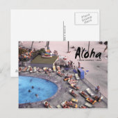 Aloha Hawaii Hawaiian Sunbathers Briefkaart (Voorkant / Achterkant)