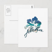 Aloha Hawaii Hibiscus Flower Briefkaart (Voorkant / Achterkant)