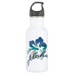 Aloha Hawaii Hibiscus Flower Waterfles