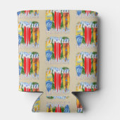 Aloha Hawaii Island Surfing Blikjeskoeler (Achterkant)