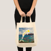 Aloha Hawaii Islands Dolfijn Tote Bag (Voorkant (product))