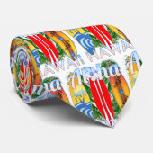 Aloha Hawaii Islands Surfing Stropdas (Opgerold)